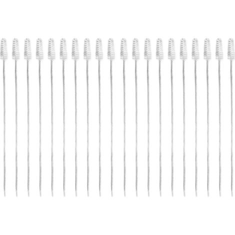 Ortviai Kit de 20 brosses de nettoyage pour pistolet à peinture – manche flexible, soies en nylon résistantes (1/5)