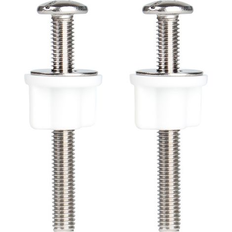 Fixation Abattant WC 74mm 2 Ecrous (1/5)