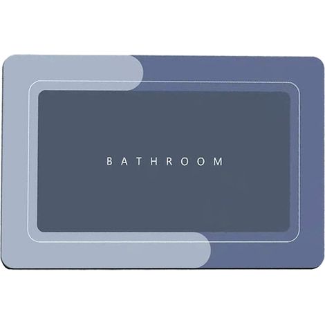 1 alfombrilla de baño, de secado rápido, suave, absorbente, fácil de limpiar, para baño, ducha y lavabo. (1/5)
