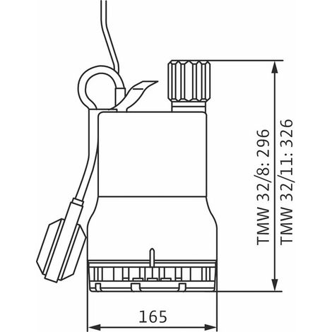 Wilo Drain TMW 32/8 0,37kW pompa di pressione 2 bar