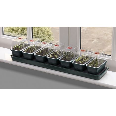 Garland Super 7 Self Watering Windowsill Propagator - 14 Days Watering