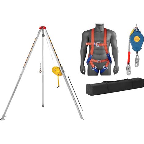 Kit treppiede per spazi ristretti, capacità 1800 libbre, design resistente, 2600 libbre (1/2)
