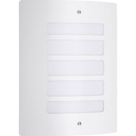 Applique murale extérieure TODD - BRILLIANT - Blanc - Métal et plastique - E27 max 60 W