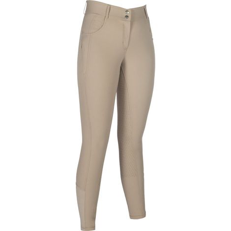 54 IT, grigio: Pantaloni donna per equitazione modello Ari Mid Rise full grip (1/5)