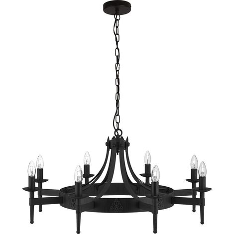 Lustre de château Cartwheel II Ø 85 cm - 2428-8BK (1/5)