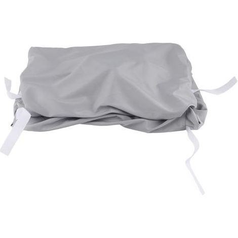 Housse de cage pour chien 79x53x50.8cm, grise, imperméable et anti-soleil, abri extérieur pour chenil à fil métallique. (1/5)