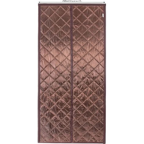 Rideau de porte isolant thermique, fermeture magnétique, protection étanche, 1 (1/2)