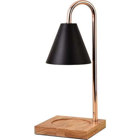 Lampe chauffe-bougie à intensité variable, brûleur de bougie, lampe de table, porte-bougie parfumé pour bougies en pot, fonte de cire (1/2)