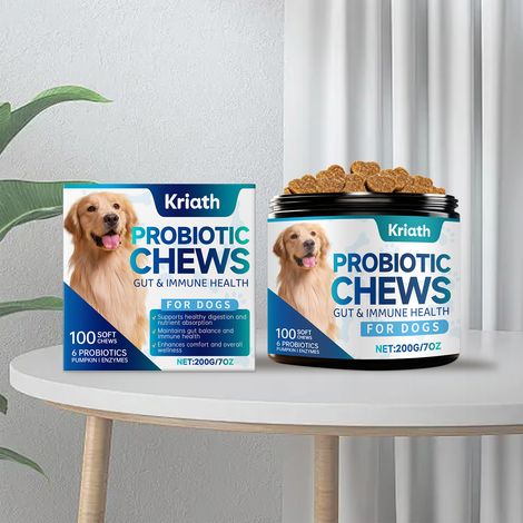 Granulés probiotiques pour chiens - Pratiques pour la stabilité intestinale et l'apport nutritionnel des chiens - 200 g (1/5)