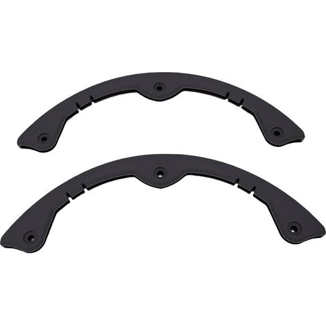 Bandes Anti-collision pour, Plastique Noir de qualité Supérieure, 3 Trous, Taille M, 2 Pièces pour la sécurité (1/5)