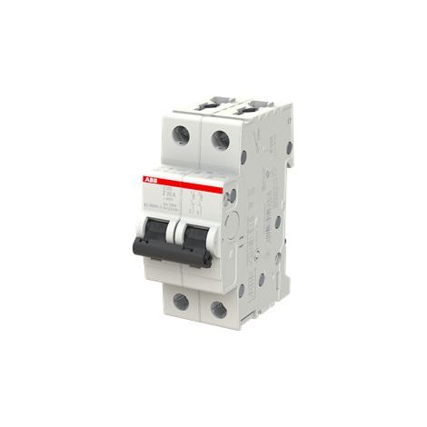 Disjoncteur S202 2P 50A Courbe Z Raccordement à vis - 10KA (2Modules) 2CDS252001R0578 ABB 353218