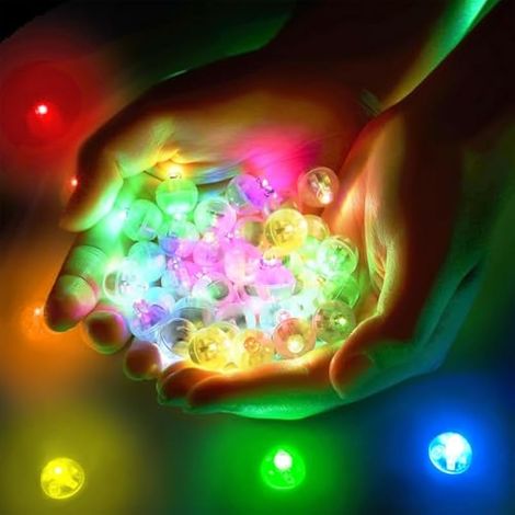 Lumières LED pour ballons, 150 pièces étanches rondes, mini LED pour ballons, lanternes en papier, citrouilles, fêtes de Noël, Halloween, mariage, anniversaire.