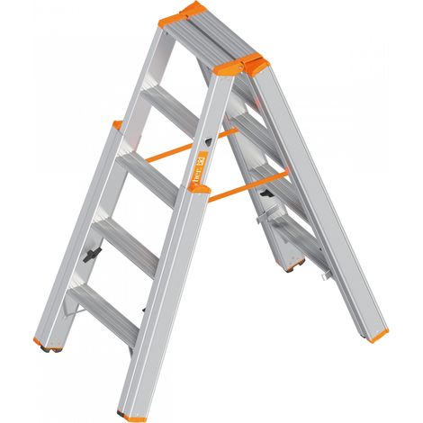 Layher Topic 1062 Treppenstehleiter mit 5 Stufen 2,70m AH (1/4)