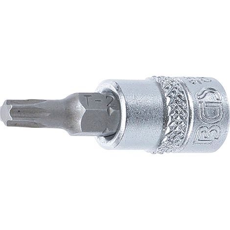 Chiave a bussola  6,3 mm (1/4")  profilo a T (per Torx) T25 (1/2)