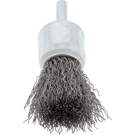 Brosse Pinceau D25x6 Fil Acier Ondulé 0.30 (1/2)