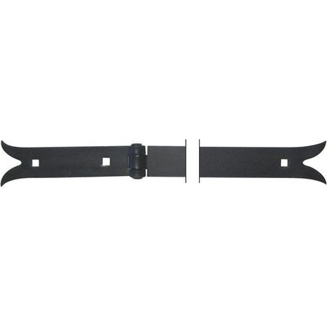 Charnière Acier Prépeint, H.35 X L.550 X P.20 Mm (1/2)