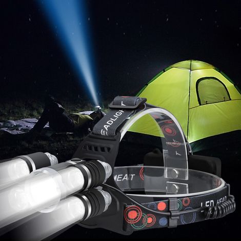 lampe de recherche à led pour avion lampe de pêche lampe à induction lithium pour l'extérieur lampe minière à haute puissance lampe frontale-1pc (1/4)