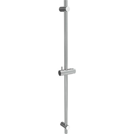 Barre de douche 90cm en acier inoxydable, support orientable 360° et réglable (1/5)