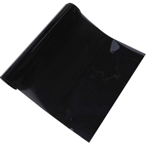Film thermique pour vitres de voiture, film d'isolation thermique pour véhicules, film anti-explosion-150X20CM-Black
