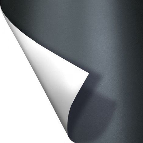 NERO RUVIDO - Pellicola decorativa adesiva larga base 122cm - Misura: 122x100 cm (1/2)