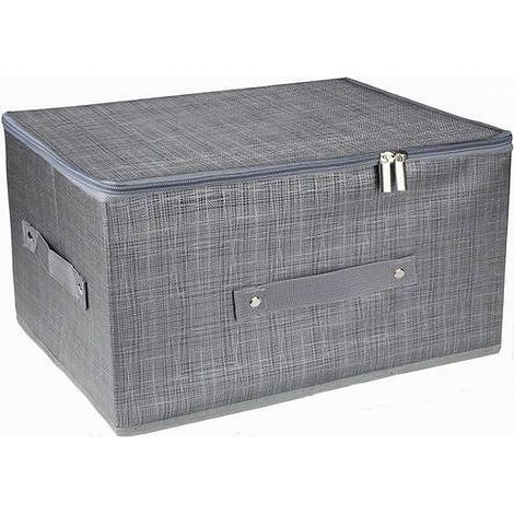 Cleafe - Scatola Box Salvaspazio Portatutto Contenitore Organizer Cerniera 79415 35x26x20cm - (1/4)