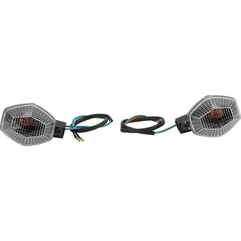 Clignotants Moto Avant Arrière 2 Pièces Feux Indicateurs Remplacement Suzuki DL1000 DL650 V-Strom Transparent (1/5)