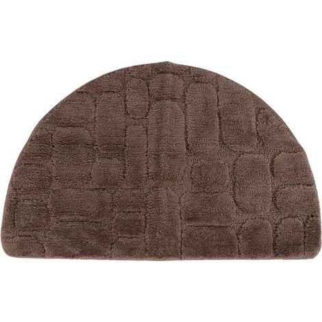 Tapis De Sol Demi-Rond - Absorbant Non Glissant Pour Entrée Cuisine Chambre - 60 X 90 Cm - 1 Pièce (1/5)