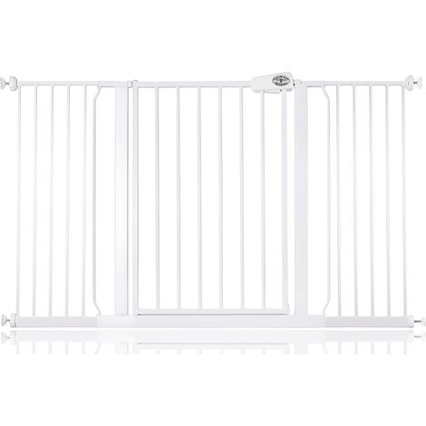 Bettacare Easy Fit Gate, 139.8cm - 147.8cm, White, Pressure Fit Stair Gate, Baby Gate for Doors Hallways and Spaces