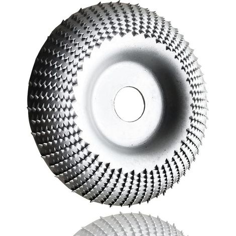 Disque Bois Meuleuse 110 mm,Disque Meuleuse Bois pour le Meulage Grossier des Matériaux, Disque Sculpture Bois Adapté pour 115 mm-125 mmMeuleuse D'angle (1/5)