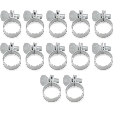 Colliers de serrage réglables en plastique pour pompe de filtre, accessoires pour piscines hors sol (1/5)