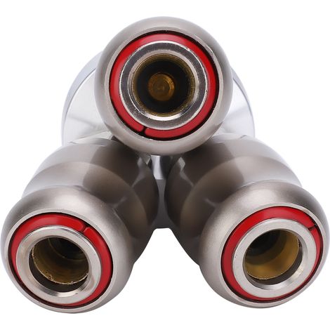 Raccord Pneumatique à 3 Sorties Auto-Bloquant pour Outils à Air Comprimé (1/5)