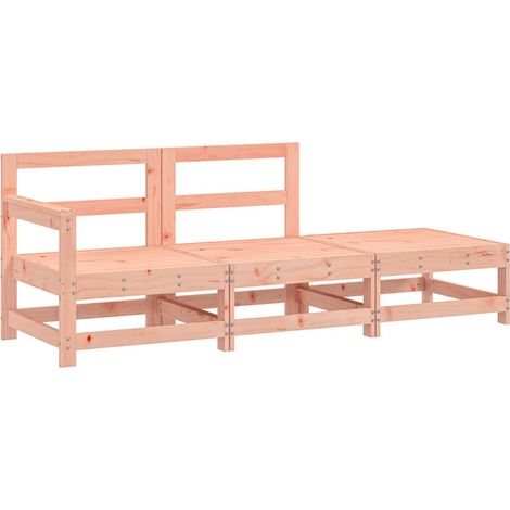 Maison Exclusive - Set Salotto da Giardino 3 pz in Legno Massello di Douglas (1/5)