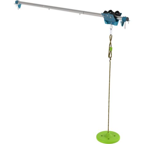 Filet d'escalade et tyrolienne pour aire de jeux Skywood bois FSC® (1/5)