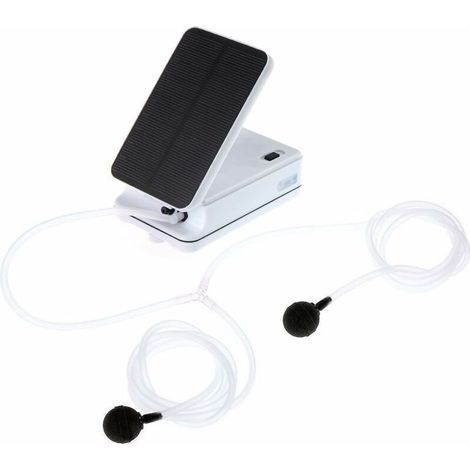 Kit de Pompe à air à énergie Solaire , oxygénateur et aérateur pour Bassin bulleur Solaire Pompe Solaire pour Bassin pour Aquariums, Aquariums, piscines