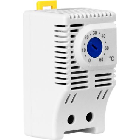 Thermostat für Lüfter, Temperaturregler für DIN-Schiene, 10 A 230 V (1/3)