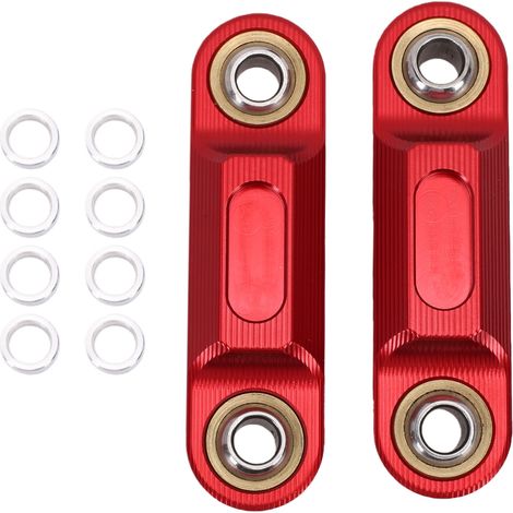 Liens extrémité barre stabilisatrice, jeu joints remplacement pour Spyder F3 RT ST RS 2013-2025, liaison cylindrique alliage aluminium rouge (1/5)