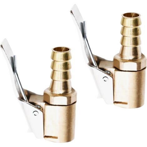 Raccord De Gonflage Pneumatique - Embout En Laiton 8 mm - Pour Compresseur D'atelier Et Industriel - 2 Pièces (1/5)