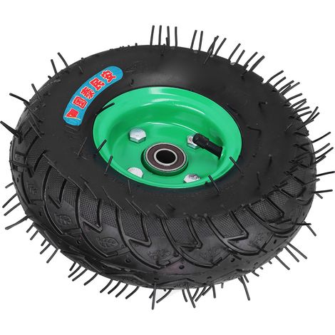 Pneu gonflable, bonne capacité de charge 50 kg, antidérapant, résistant à l'usure, bonne flexibilité, pour chariot à outils. (1/5)