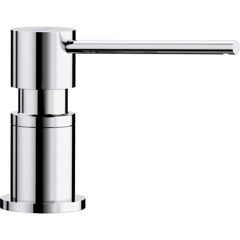 BLANCO 525808 Distributore Liquido per Piatti Lato-cromato-525808, Finitura cromata, 314 mm (1/3)