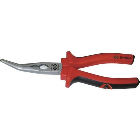 CK Pinza de punta larga ergonómica 200 mm negra