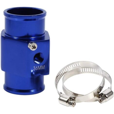 36mm Joint De Tuyau Capteur De Température De L'eau Bleue Manomètre Adaptateur De Tuyau De Radiateur