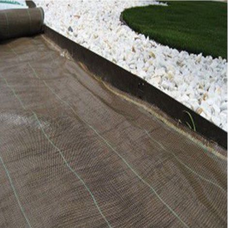 Unkrautvlies Extra Stark Braun 2x100 m Unkrautvlies 105g/m2 - Optimales Gartenvlies, Hochbeet Folie, Unkrautfolie, Sandkastenvli
