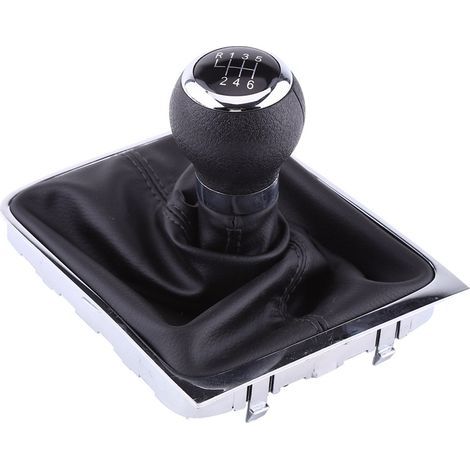 Gorgeri 6 vitesses voiture pommeau de levier de vitesse bâton guêtre Kit de démarrage manette de vitesse botte pommeau de levier de vitesse botte de vitesse guêtre Kit (1/4)