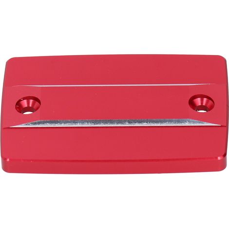 Bouchon de réservoir de liquide de frein avant en alliage d'aluminium, compatible avec Yamaha MT-07/09 FZ1/FZ8 XJ6 (rouge) (1/5)