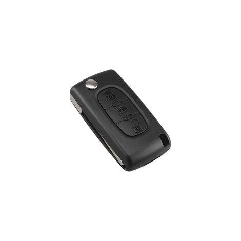 Coque de clé repliable 3 boutons CE0523 pour Peugeot 207/307/308/407/408/3008/5008 – remplacement boîtier usé (1/4)