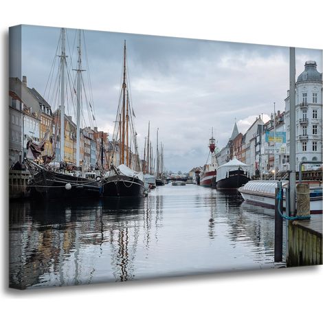 Leinwanddruck Architektur Kopenhagen 70x50 cm Dänemark Europa Hauptstadt