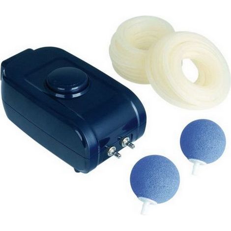 Ubbink – Pompe d'aération AIR OUTDOOR 200 L – Débit max 2000 l/h – Hauteur de refoulement max 2 m – Résistante aux intempéries