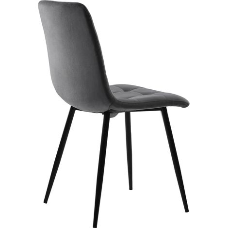 Set tavolo da pranzo 5 pezzi esagonale effetto marmo con 4 sedie grigie in velluto e gambe dorate (1/5)