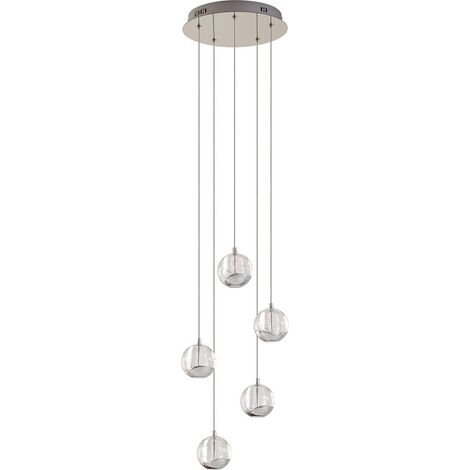 Pendelleuchte "Hayley" aus Glas für Wohnzimmer & Esszimmer von Lucande