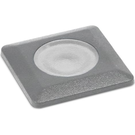 Encastrement mural / sol RAIN Square Opal IP67 G9 LED Bulb 1.70W 170lm CRI80 3000K Gris (1/3)